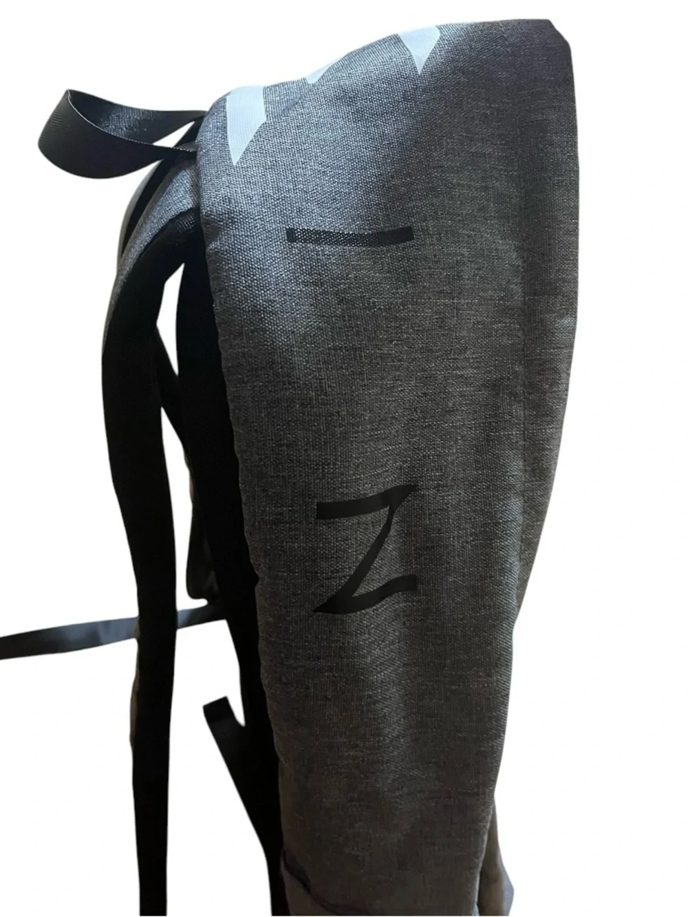 Nike Gray and Black Men's Backpack with White Logo